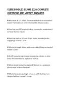 OLERE BUNDLED EXAMS 2026 COMPLETE QUESTIONS AND VERIFIED ANSWERS