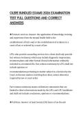 OLERE BUNDLED EXAMS 2026 EXAMINATION TEST FULL QUESTIONS AND CORRECT ANSWERS