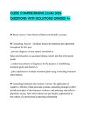 OLERE COMPREHENSIVE EXAM 2026 QUESTIONS WITH SOLUTIONS GRADED A&plus;