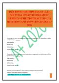 D270 DAVIS MIDTERM EXAM FULLY SOLVED & UPDATED 2026&lpar;LATEST VERSION VERIFIED FOR ACCURACY&rpar; QUESTIONS AND ANSWERS GRADED A&plus; 2026