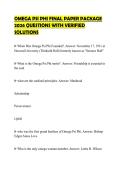 OMEGA PSI PHI FINAL PAPER PACKAGE 2026 QUESTIONS WITH VERIFIED SOLUTIONS