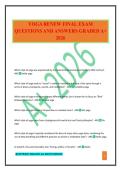 YOGA RENEW FINAL EXAM QUESTIONS AND ANSWERS GRADED A&plus; 2026