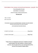 ECN 801 Midterm 2 Exam &vert; Questions and Answer Key with Explanations &ndash; spring 2026 &ndash; TMU&period;