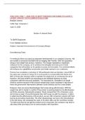 WGU C204 TASK 1 - ANALYSIS OF BEFIT'S MERGER AND KAMELON LAUNCH &vert; LATEST UPDATE &vert; WITH COMPLETE SOLUTION