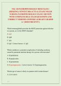 NSG 120 PATHOPHYSIOLOGY HESI EXAM 1  &lpar;HERZING&rpar; NEWEST 2026 ACTUAL EXAM&vert; NSG120  NURSING PATHOPHYSIOLOGY EXAM 1 REVIEW  WITH COMPLETE REAL EXAM QUESTIONS AND  CORRECT VERIFIED ANSWERS&sol; ALREADY GRADED  A&plus; &lpar;MOST RECENT&excl;&excl;&rpar; 