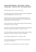 Veterinary Medical Applications &ndash; CVA Exam Review &ndash; Veterinary Assisting Program &ndash; Academic Year 2026 &ndash; Exam Preparation Materia