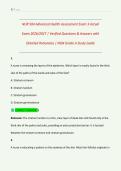 NUR 504 Advanced Health Assessment Exam 3 2026&sol;2027 &vert; Actual Questions & Verified Answers &vert; Detailed Rationales &vert; NGN Grade A Study Guide