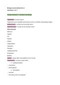 Biologie samenvatting havo 4 H1 t&sol;m 7