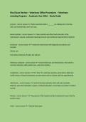Final Exam Review &ndash; Veterinary Office Procedures &ndash; Veterinary Assisting Program &ndash; Academic Year 2026 &ndash; Study Guide