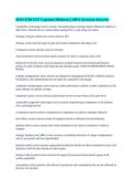MAN 4720 UCF Capstone Midterm &vert;&vert; 100&percnt; Accurate Answers&period;