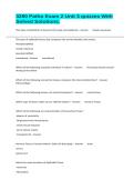 3280 Patho Exam 2 Unit 3 quizzes With Solved Solutions&period;