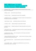 NSG 3280 Exam 1&comma;2 And 3 Comprehensive Questions and All Correct Answers 2026 Updated&period;