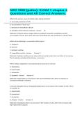 NSG 3280 &lpar;patho&rpar;&colon; EXAM 1 chapter 4 Questions and All Correct Answers&period;