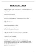 FIFA AGENT EXAM QUESTIONS AND ANSWERS 2026