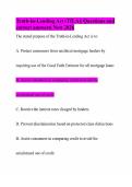 Truth-in-Lending Act &lpar;TILA&rpar;&vert; Questions and correct answers&vert; New 2026
