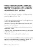OMVIC CERTIFICATION EXAM SCRIPT 2026 UPDATED TWO VERSIONS WITH ACCURATE ANSWERS AND STUDY MATERIAL