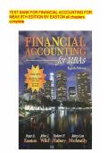 TEST BANK FOR FINANCIAL ACCOUNTING FOR MBAS 8TH EDITION BY EASTON all chapters complete&period;pdf