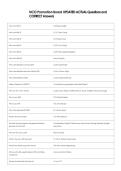 NCO Promotion Board UPDATED ACTUAL Questions and  CORRECT Answers