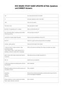 NCO BOARD STUDY GUIDE UPDATED ACTUAL Questions  and CORRECT Answers 