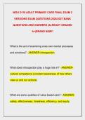 WGU D118 ADULT PRIMARY CARE FINAL EXAM 2  VERSIONS EXAM QUESTIONS 2026&sol;2027 BANK  QUESTIONS AND ANSWERS &vert;ALREADY GRADED  A&plus;&vert;BRAND NEW&excl;&excl;