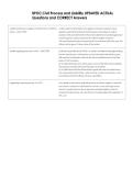 BPOC Civil Process and Liability UPDATED ACTUAL  Questions and CORRECT Answers 