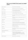 BPOC Case Law UPDATED ACTUAL Questions and CORRECT  Answers 