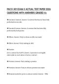 PACO 501 EXAM 3 ACTUAL TEST PAPER 2026 QUESTIONS WITH ANSWERS GRADED A&plus;