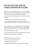 PACO 501 EXAM 3 FINAL PAPER 2026 COMPLETE QUESTIONS AND SOLUTIONS