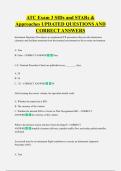 ATC Exam 3 SIDs and STARs &  Approaches UPDATED QUESTIONS AND  CORRECT ANSWERS