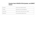 Promotion Board UPDATED ACTUAL Questions  and CORRECT  Answers 