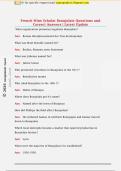 French Wine Scholar Beaujolais Questions and  Correct Answers &vert; Latest Update