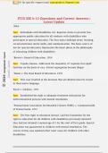FTCE ESE k-12 Questions and Correct Answers &vert;  Latest Update