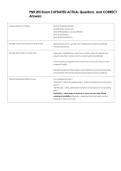 PNR 205 Exam 3 UPDATED ACTUAL Questions  and CORRECT  Answers