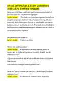 EFMB Intro Chap 1 Exam Questions With 100- Verified Answers&period;docx