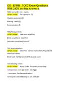 OG - EFMB - TCCC Exam Questions With 100- Verified Answers&period;docx