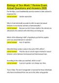 Human sexuality Exam Package Deal With Complete Solutions 