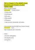FM 5-0 Chapter 5 &lpar;The MDMP&rpar; Exam Questions and Answers &lpar;Latest Update 2026&rpar;&period;docx