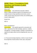 WOBC Phase 1 Foundations Exam Questions and Answers &lpar;Latest Update 2026&rpar;&period;docx