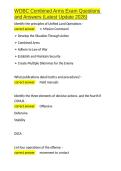 WOBC Combined Arms Exam Questions and Answers &lpar;Latest Update 2026&rpar;&period;docx