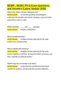 MDMP - WOBC PH II Exam Questions and Answers &lpar;Latest Update 2026&rpar;&period;docx