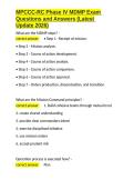 MPCCC-RC Phase IV MDMP Exam Questions and Answers &lpar;Latest Update 2026&rpar;&period;docx