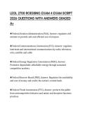 LEGL 2700 ROESSING EXAM 4 EXAM SCRIPT 2026 QUESTIONS WITH ANSWERS GRADED A&plus;