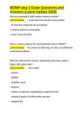 MDMP step 2 Exam Questions and Answers &lpar;Latest Update 2026&rpar;&period;docx