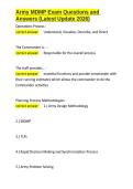 Army MDMP Exam Questions and Answers &lpar;Latest Update 2026&rpar;&period;docx