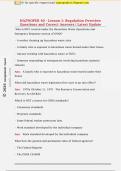 HAZWOPER 40 - Lesson 1&colon; Regulation Overview  Questions and Correct Answers &vert; Latest Update 