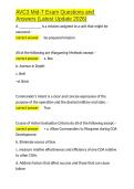 AVC3 Mid-T Exam Questions and Answers &lpar;Latest Update 2026&rpar;&period;docx