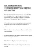 LEGL 2700 ROESSING TEST 3 COMPREHENSIVE SCRIPT 2026 QUESTIONS AND SOLUTIONS