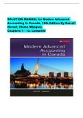 Solution Manual for Modern Advanced Accounting in Canada&comma; 10th Edition by Darrell Herauf & Chima Mbagwu  &vert; Verified Chapters 1-12  &vert; Downloadable PDF