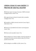 LESSON 4 EXAM CCJ 4644 QUIZZES 7 11 PRACTICE SET 2026 FULL SOLUTION