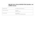 NURs 309 check-off quiz UPDATED ACTUAL Questions  and  CORRECT Answers 
